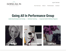 Tablet Screenshot of goingallin.net